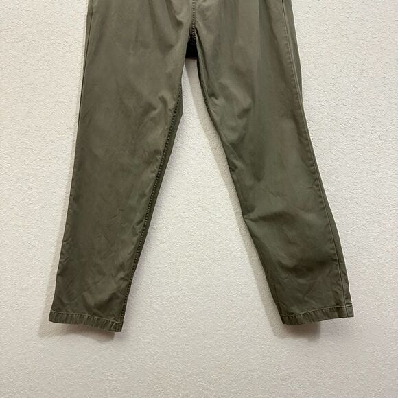 OUTERKNOWN Mens Paz Drawstring Waist Khaki Pants in Sage Green - Picture 3 of 13
